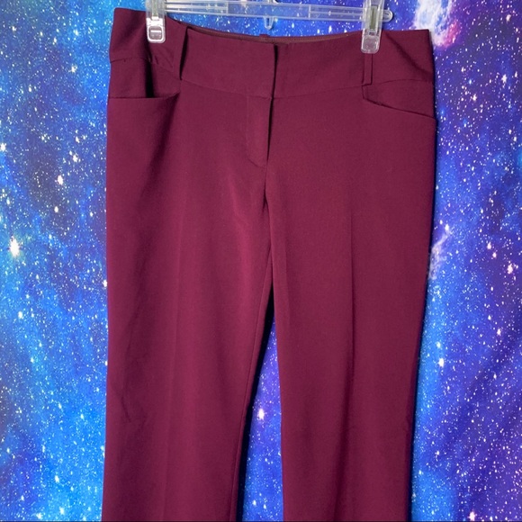 The Limited- Magenta Drew Fit Trousers size 8 - Picture 2 of 12
